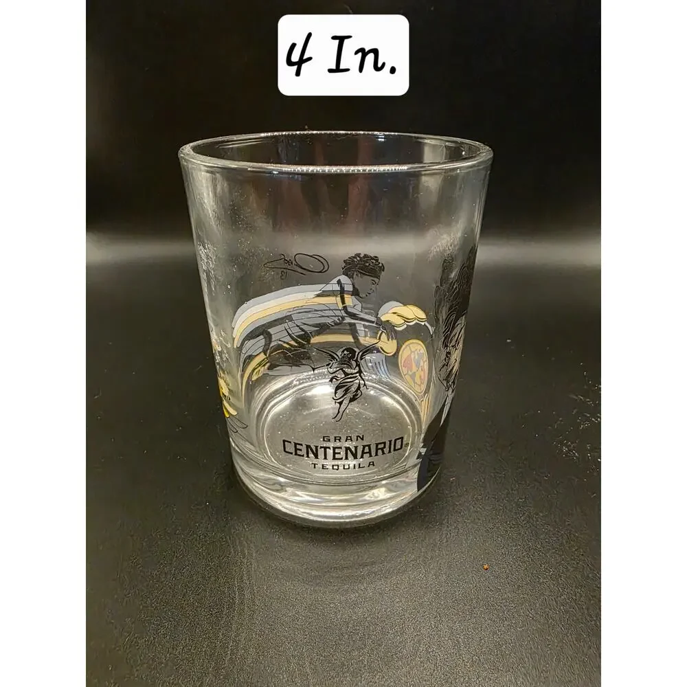 Gran Centenario Tequila Memo Ochoa Mexico National Team Soccer Glass 4